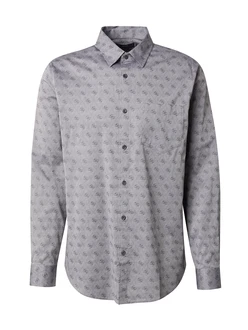 GUESS Hemd blau/taubenblau