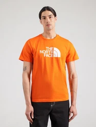 The North Face Easy Herren Short Sleeve Tee dunkelorange/weiß
