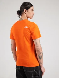 The North Face Easy Herren Short Sleeve Tee dunkelorange/weiß