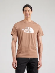 The North Face Easy Herren Short Sleeve Tee dunkelbeige/weiß