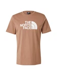 The North Face Easy Herren Short Sleeve Tee dunkelbeige/weiß The North Face Easy Herren Short Sleeve Tee dunkelbeige/weiß