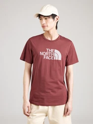 The North Face Easy Herren Short Sleeve Tee hellgrau/rot