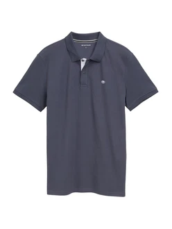TOM TAILOR Poloshirt dunkelgrau