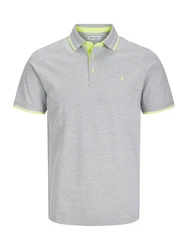 Jack & Jones T-Shirt JJEPaulos hellgrau/limette