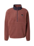 JACK WOLFSKIN Sportpullover 'SUMETRO' rostbraun/schwarz