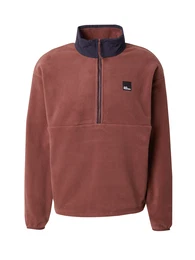 Sportpullover 'SUMETRO' rostbraun / schwarz