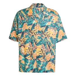 Hemd smaragd / dunkelgrn / orange / pastellorange