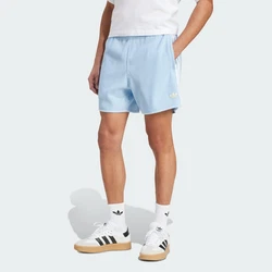 ADIDAS ORIGINALS Hose Shorts hellblau/weiß