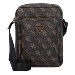 GUESS Umhängetasche 'Vezzola' dunkelbraun/gold