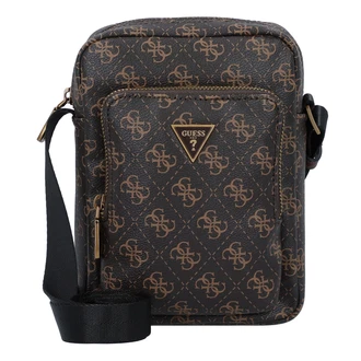 GUESS Umhängetasche 'Vezzola' dunkelbraun/gold