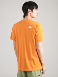The North Face Herren Shirt Simple Dome Tee (3X4) orange/weiß