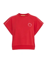 Sweater majica 'JCSAJA' crvena / bijela
