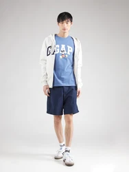 GAP T-Shirt royalblau/hellrot/schwarz/weiß