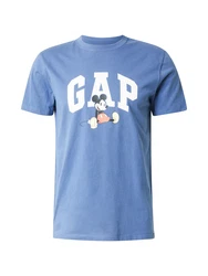 GAP T-Shirt royalblau/hellrot/schwarz/weiß