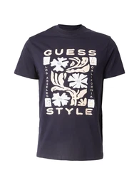 T-Shirt 'STYLE' beige / navy / wei