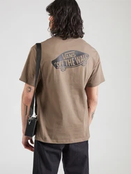VANS T-Shirt 'STYLE 76 II' taupe/schwarz
