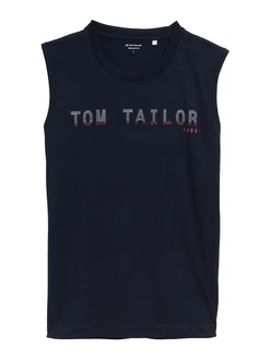TOM TAILOR Top hellblau/dunkelblau/orange/weiß TOM TAILOR Top hellblau/dunkelblau/orange/weiß