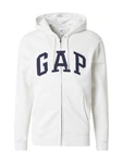 GAP Sweatjacke 'HERITAGE' navy / hellgrau