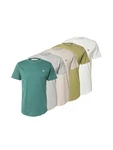 ABOUT YOU Shirts 'Dorian' creme/graumeliert/schilf/weiß