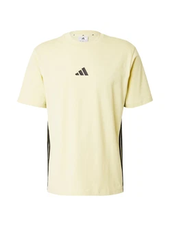 ADIDAS SPORTSWEAR Funktionsshirt 3S SJ gelb/schwarz ADIDAS SPORTSWEAR Funktionsshirt 3S SJ gelb/schwarz