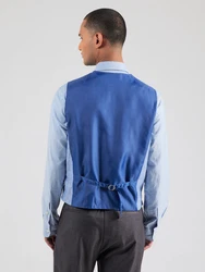 JACK & JONES Anzugweste RIVIERA blau/blaumeliert