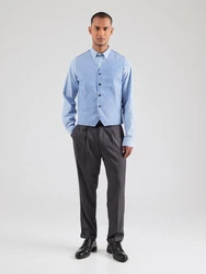 JACK & JONES Anzugweste RIVIERA blau/blaumeliert