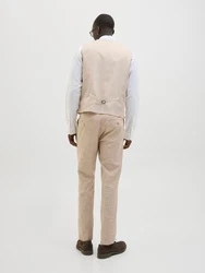 JACK & JONES Anzugweste RIVIERA beigemeliert