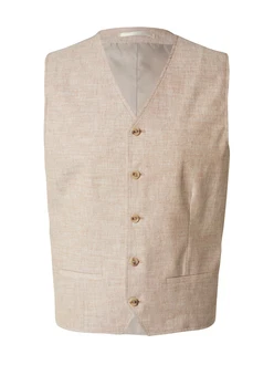 JACK & JONES Anzugweste RIVIERA beigemeliert JACK & JONES Anzugweste RIVIERA beigemeliert