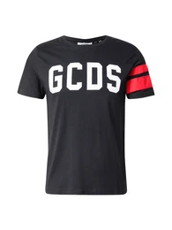 T-Shirt rot / schwarz / wei