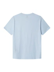 Hackett London T-Shirt rauchblau/weiß
