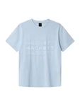 Hackett London T-Shirt rauchblau/weiß