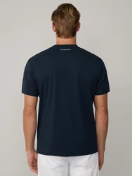 Hackett London T-Shirt marine/weiß