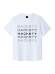 Hackett London T-Shirt schwarz/weiß