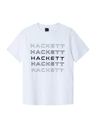 Hackett London T-Shirt schwarz/weiß