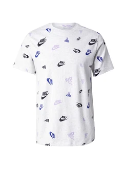 Nike Sportswear T-Shirt kitt/dunkelblau/lavendel/schwarz