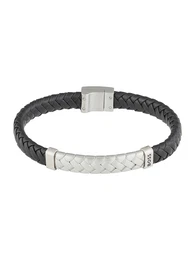 Armband schwarz / silber