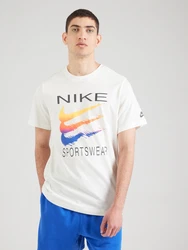 Nike Sportswear T-Shirt blau/orange/schwarz/offwhite