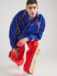 Nike Sportswear Jacke dunkelblau/zitrone/rot