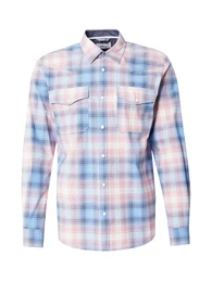 Hemd blau / lila / rosa