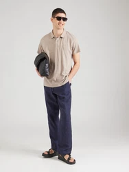 INDICODE JEANS Poloshirt 'Gusto' taupe