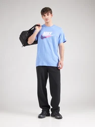 Nike Sportswear T-Shirt hellblau/dunkellila/rosa/weiß