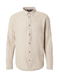 Hemd 'Dikson' creme / khaki