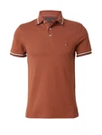 TOMMY HILFIGER Poloshirt navy / cognac / weiß