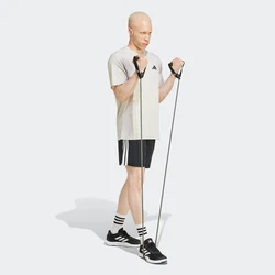ADIDAS PERFORMANCE Sporthose/ Sportshirt/ Funktionsshirt 'Gym+' greige