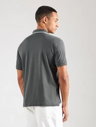EA7 Emporio Armani Poloshirt grau / weiß