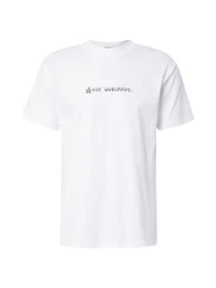 T-Shirt 'Ferrell' schwarz / wei