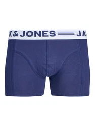 JACK & JONES Boxershorts SENSE TRUNKS 3-PACK NOOS dunkelblau/dunkelgrau/schwarz/offwhite