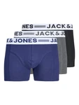 JACK & JONES Boxershorts SENSE TRUNKS 3-PACK NOOS dunkelblau/dunkelgrau/schwarz/offwhite JACK & JONES Boxershorts SENSE TRUNKS 3-PACK NOOS dunkelblau/dunkelgrau/schwarz/offwhite