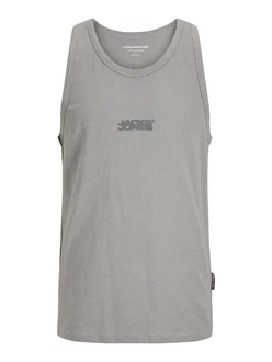 JACK & JONES Top JCOSago grau/dunkelgrau