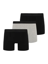 AllSaints Boxershorts BRIEF graumeliert/schwarz